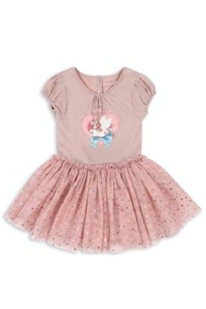 Konges Sløjd - Ada Fairy Ballerina Glitter Dress Ks103299 - Fairy Etoile Holographic Pink