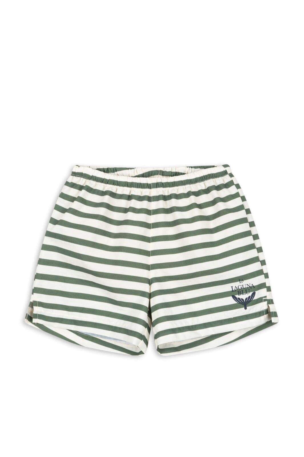 Konges Sløjd - Asnou Swim Shorts Grs Ks104639 - Stripe Verti Shorts 