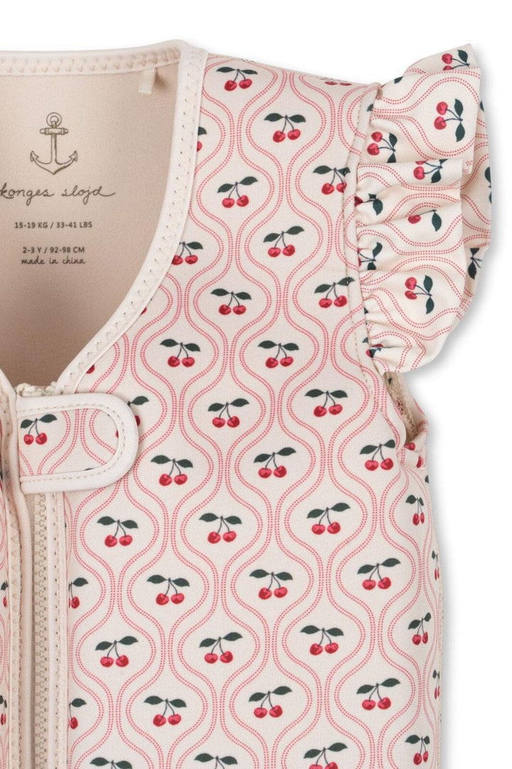 Konges Sløjd - Avery Swim Vest Ks103230 - Cherry Pink Motif