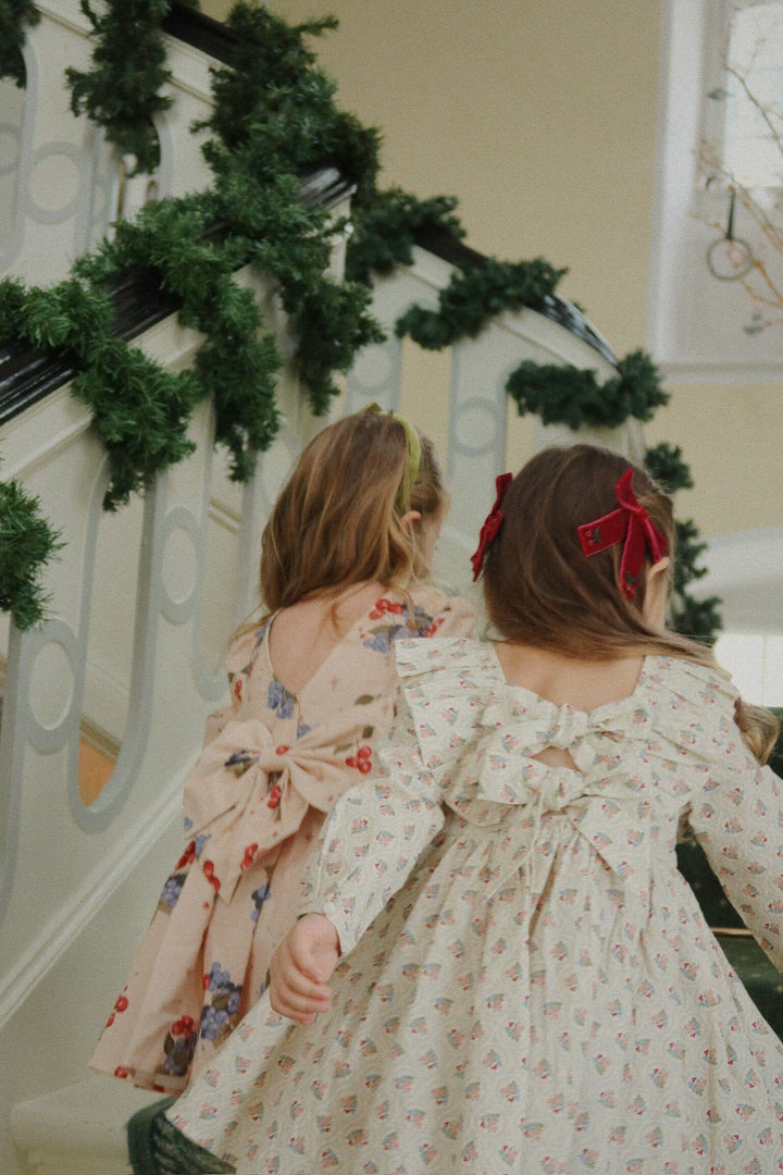 Konges Sløjd - Avi Ls Bow Dress Gots Ks104203 - Cremona Kjoler 