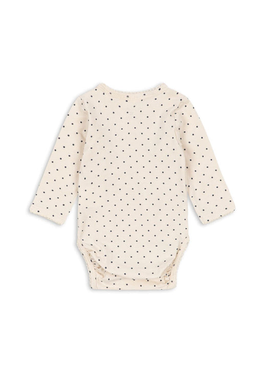 Konges Sløjd - Basic Ls Newborn Body Gots Ks105897 - Blue Dot
