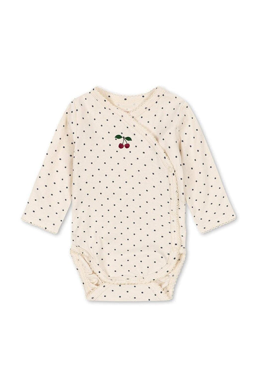 Konges Sløjd - Basic Ls Newborn Body Gots Ks105897 - Blue Dot