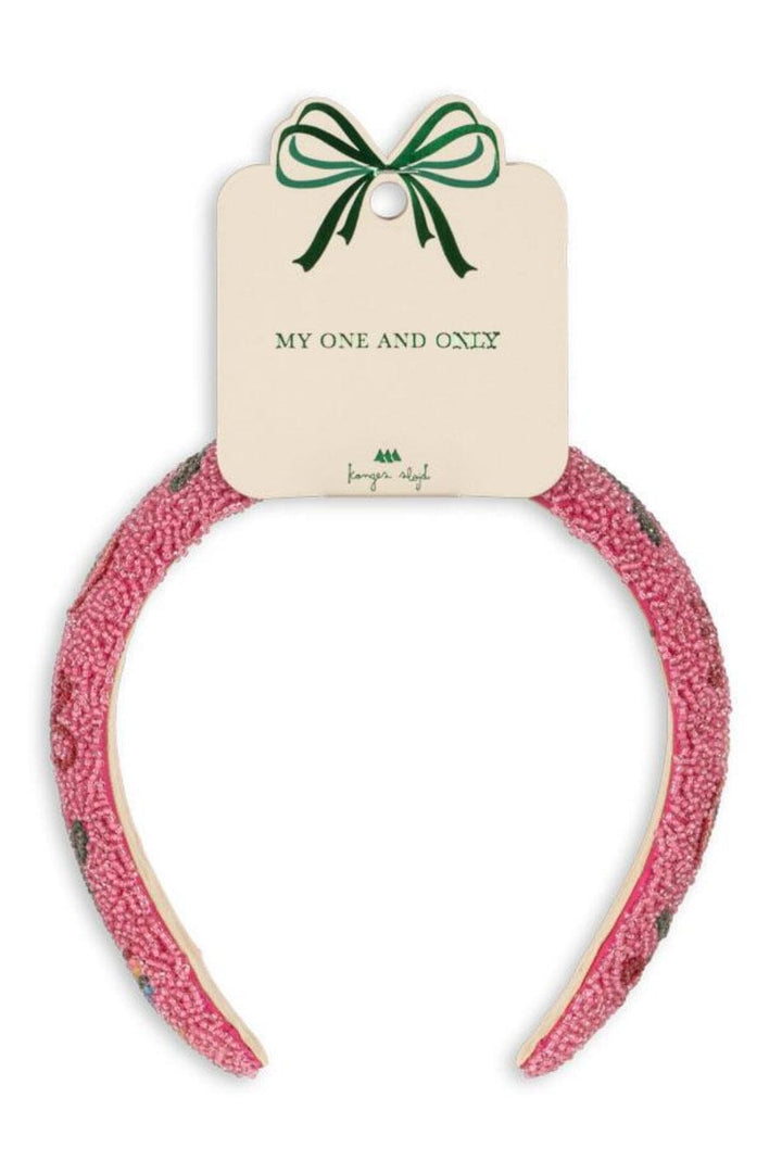 Konges Sløjd - Beaded Hairbrace Ks103301 - Bubblegum