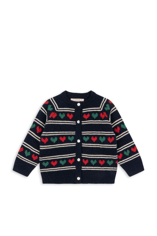 Konges Sløjd - Belou Knit Cardigan Ks104225 - Heart Cardigans 