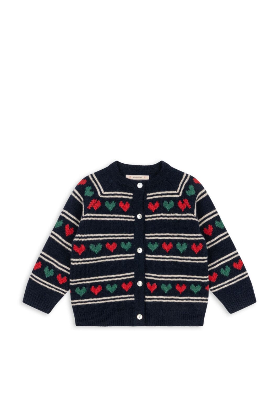 Konges Sløjd - Belou Knit Cardigan Ks104225 - Heart Cardigans 