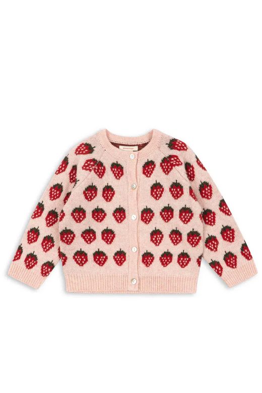 Konges Sløjd - Belou Knit Cardigan Ks104693 - Strawberry Cardigans 