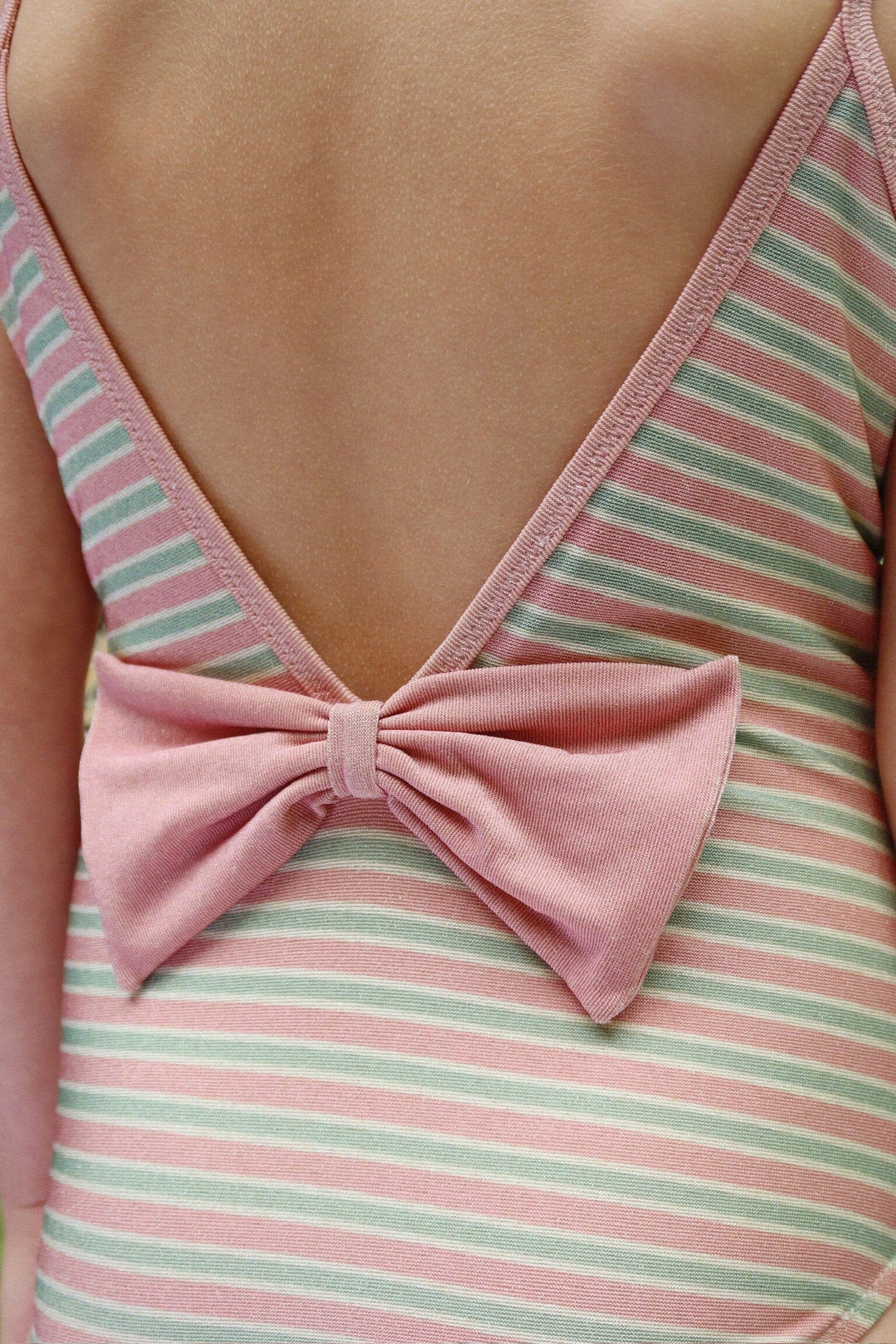 Konges Sløjd - Bowwow Swimsuit Ks104715 - Blush Stripe Badedragter 