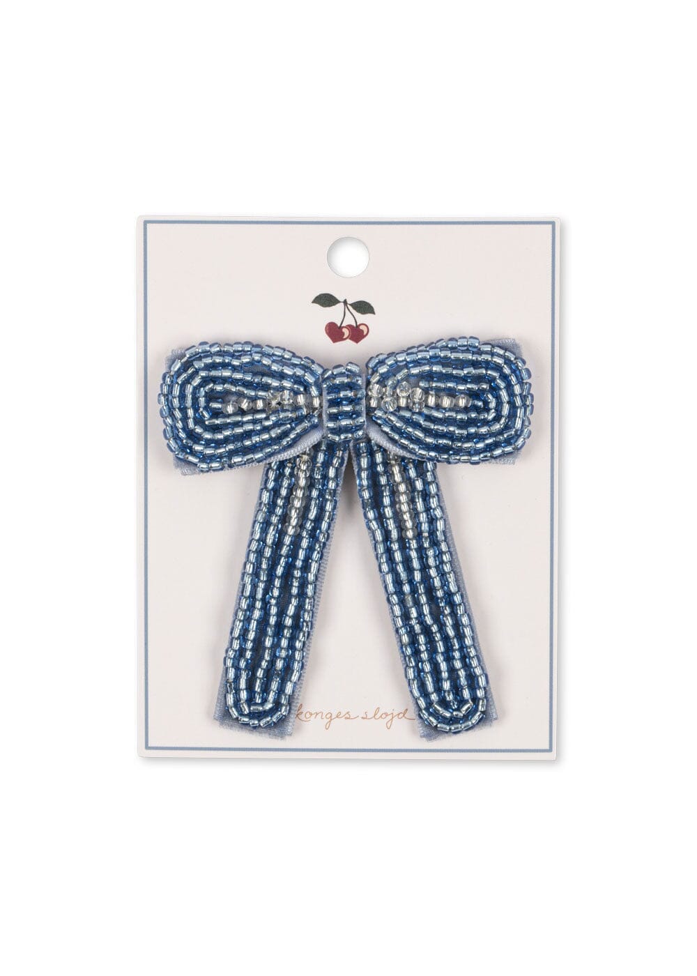 Konges Sløjd - Celebration Pearl Bow Hair Clip Ks103573 - Ashley Blue Hårspænder 