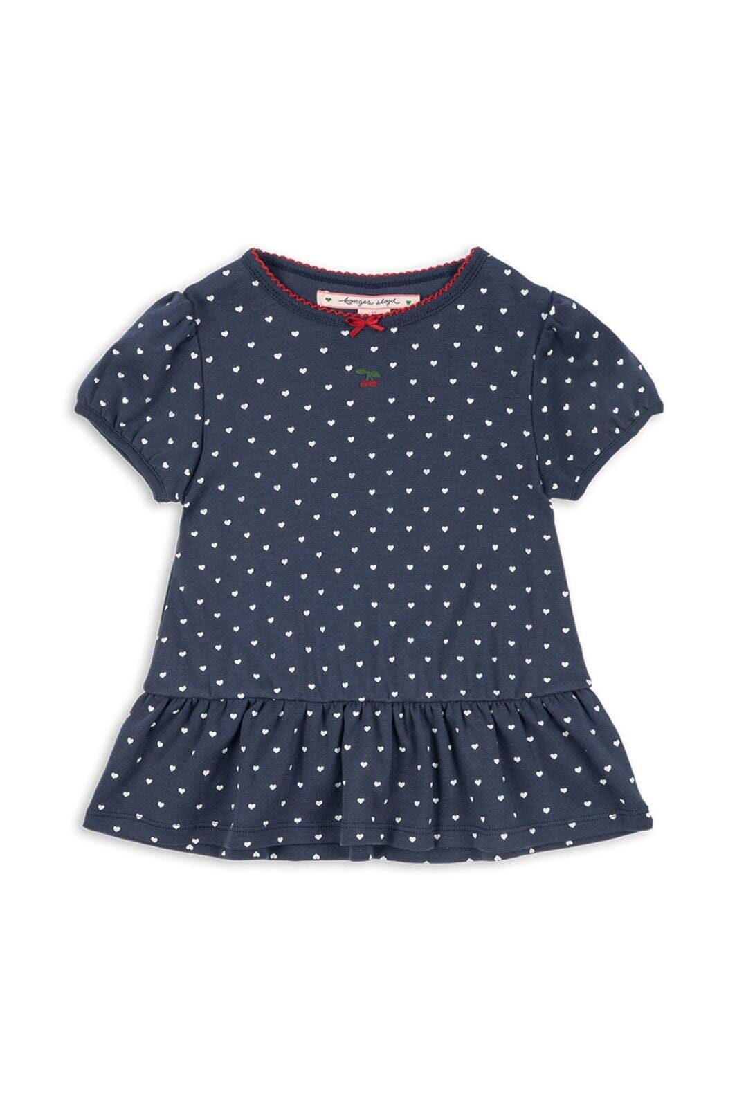 Konges Sløjd - Classic Tee Gots Ks104735 - Heart Blues T-shirts 