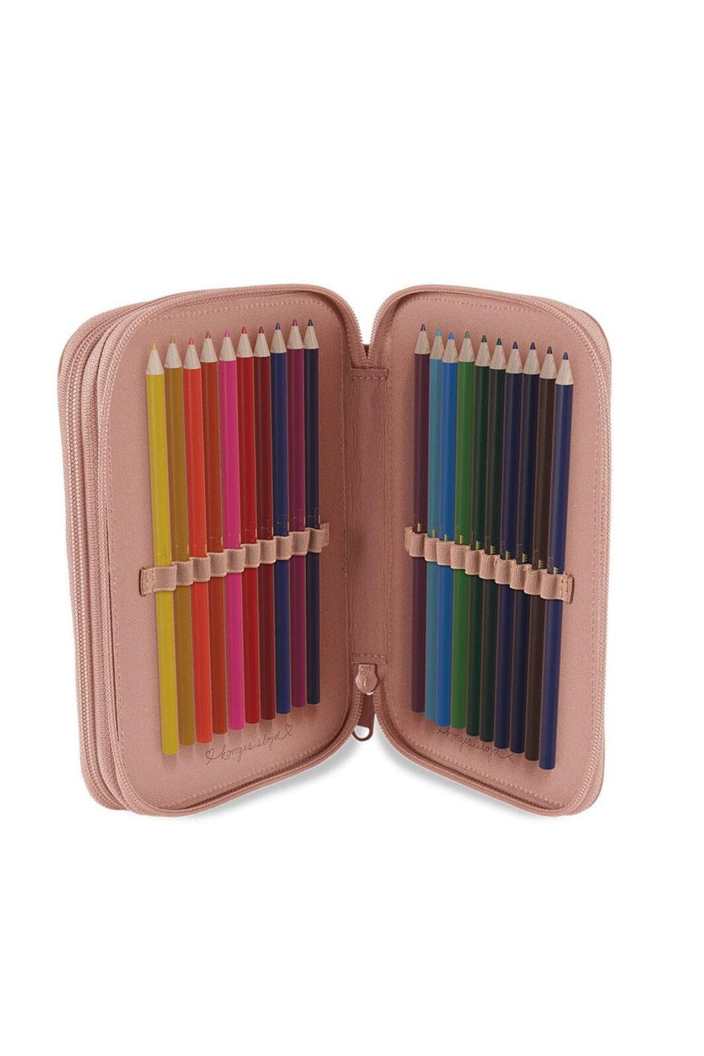 Konges Sløjd - Clover Pencil Case Ks103456 - Mahogany Rose