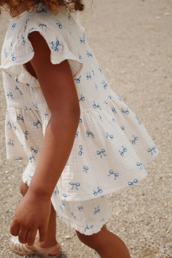 Konges Sløjd - Coco Shorts Gots Ks103206 - Bow Bleu