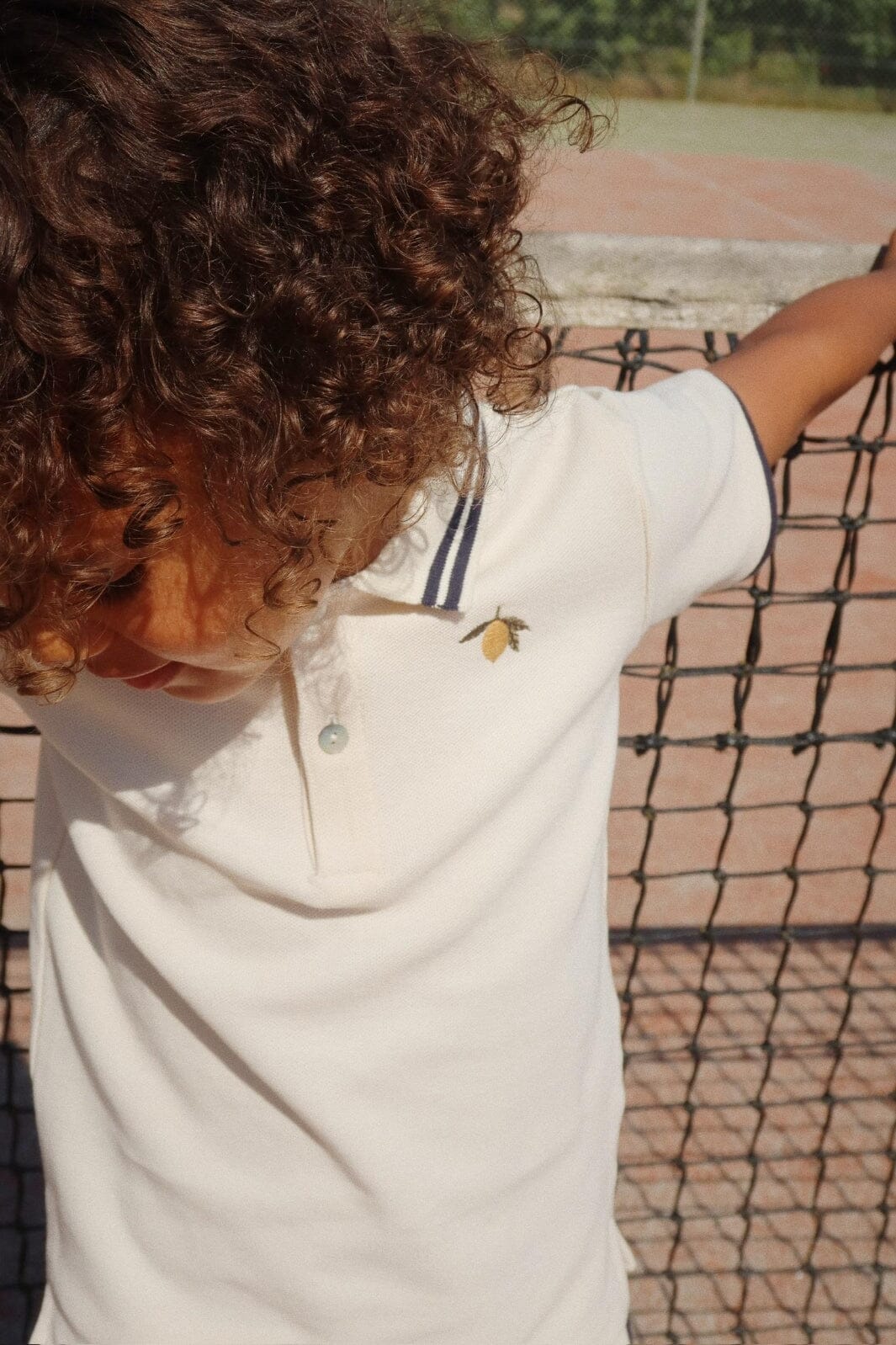Konges Sløjd - Florian Polo Shirt Gots Ks103304 - Antique White
