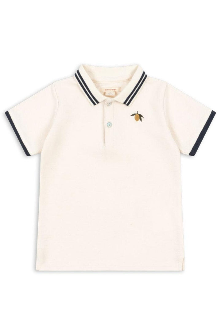 Konges Sløjd - Florian Polo Shirt Gots Ks103304 - Antique White