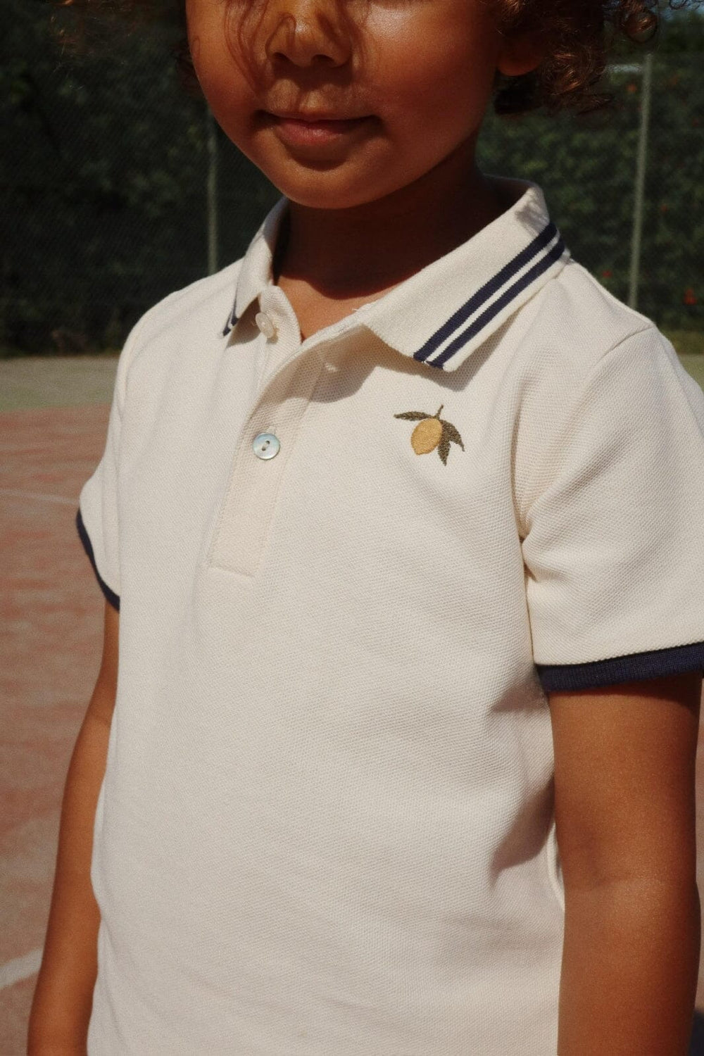 Konges Sløjd - Florian Polo Shirt Gots Ks103304 - Antique White