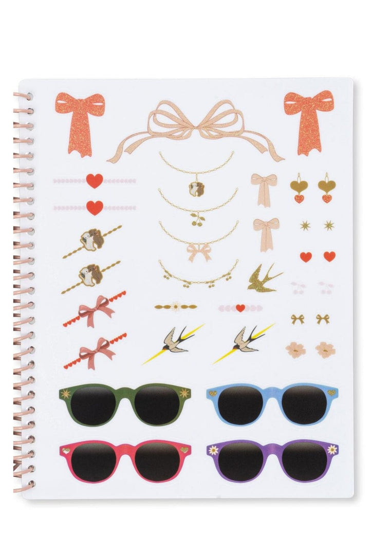 Konges Sløjd - Glam Me Up Sticker Book Fsc Ks102869 - Blush