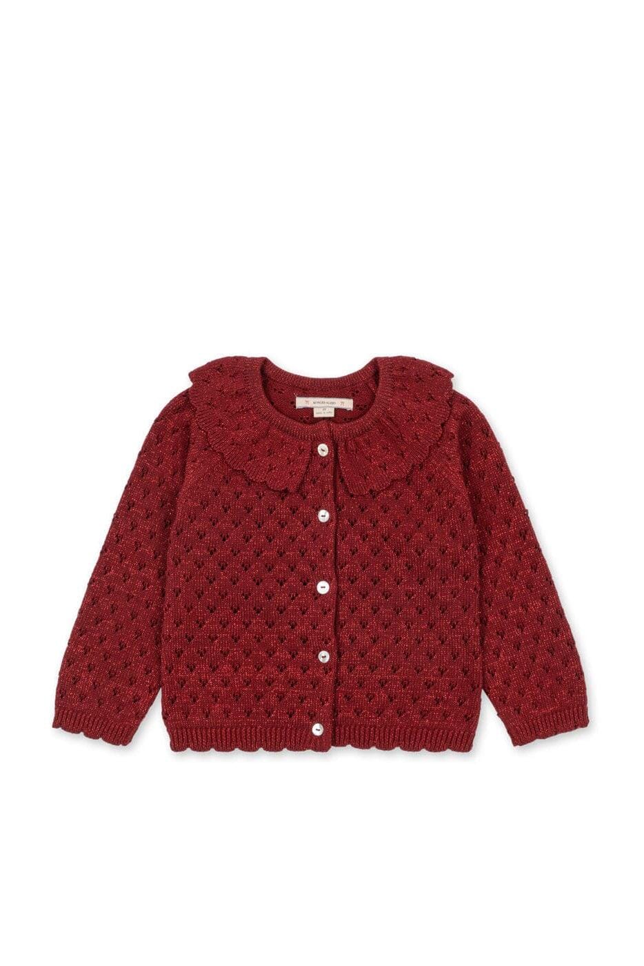 Konges Sløjd - Holiday Cardigan Ks106493 - Red Dahlia