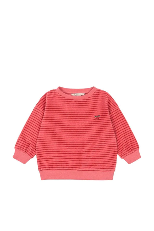 Konges Sløjd - Itty Sweat Shirt Gots Ks106045 - Cardinal Rose Stripe