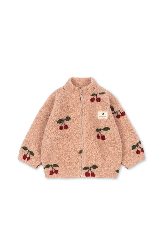 Konges Sløjd - Jody Teddy Jacket Grs Ks105720 - Ma Grande Cerise Blush Fleece jakker 
