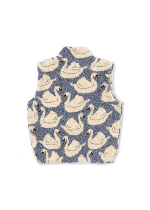 Konges Sløjd - Jody Teddy Vest Grs Ks105722 - Swan Veste 
