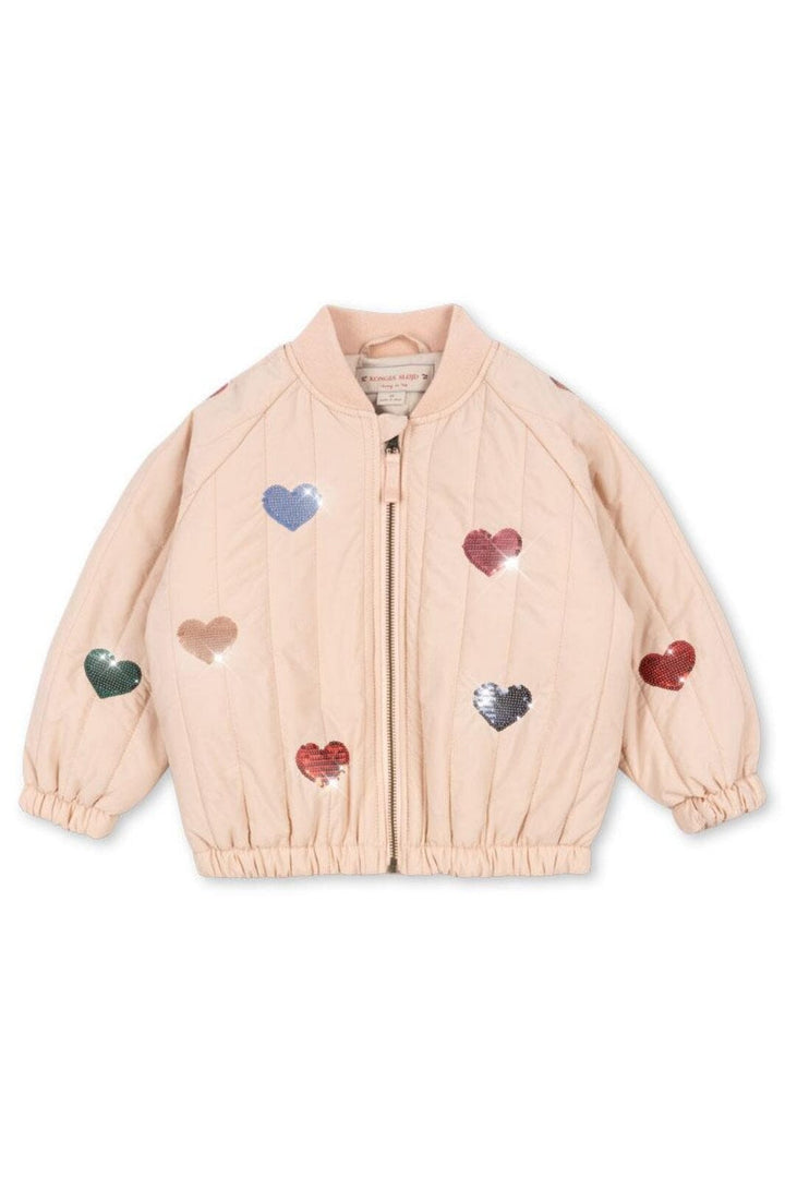 Konges Sløjd - Juno Sequin Bomber Jacket Ks103490 - Cameo Rose