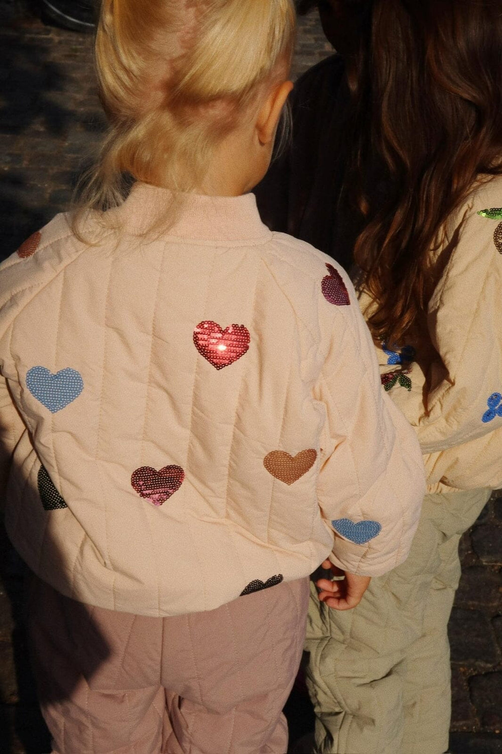 Konges Sløjd - Juno Sequin Bomber Jacket Ks103490 - Cameo Rose