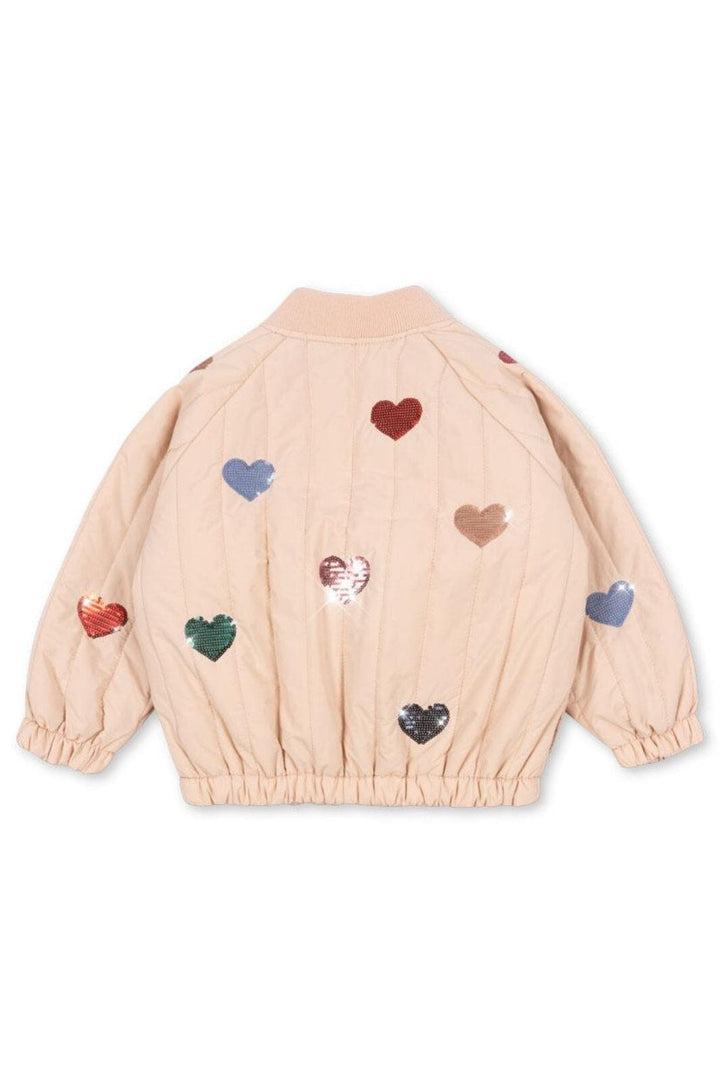 Konges Sløjd - Juno Sequin Bomber Jacket Ks103490 - Cameo Rose