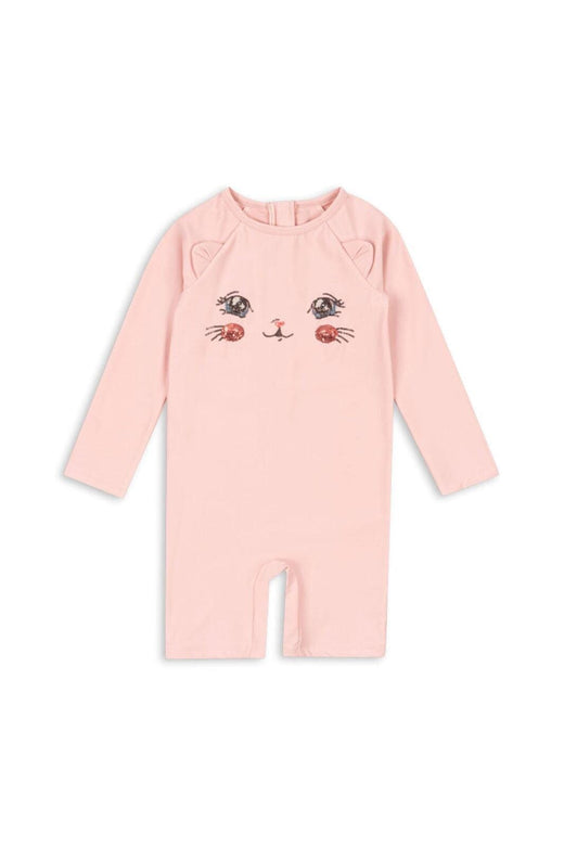 Konges Sløjd - Kitty Onesie Grs Ks104919 - Powder Pink Bodystockings 