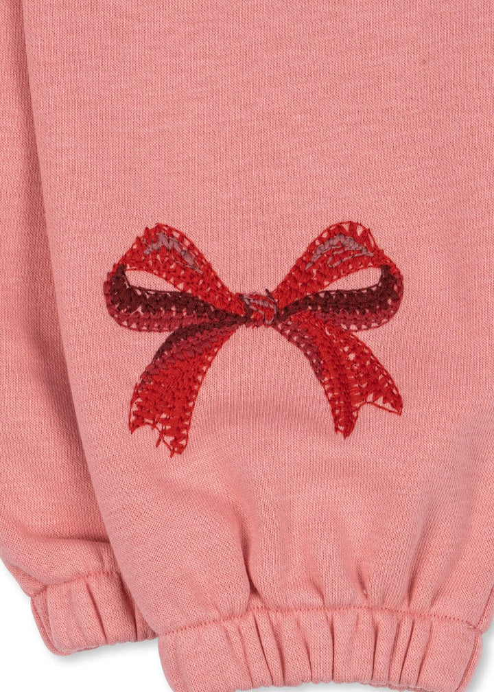 Konges Sløjd - Lou Bow Sweat Pants Ocs Ks104342 - Strawberry Ice Sweatpants 