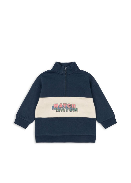 Konges Sløjd - Lou Half Zip Sweat Ocs Ks104939 - Spellbound Bluser 