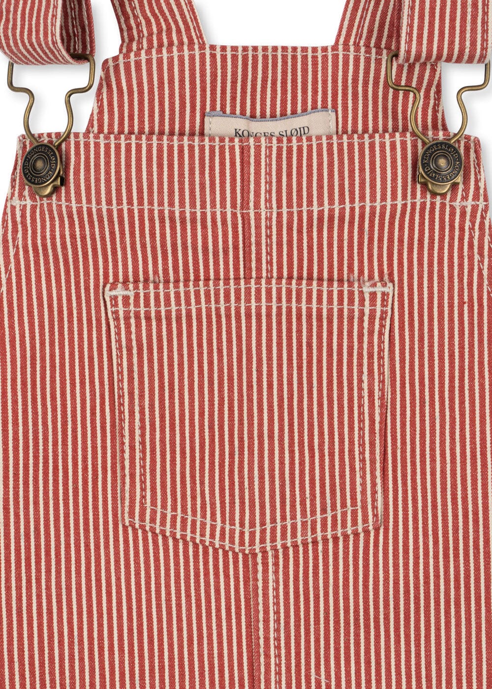 Konges Sløjd - Luc Spencer Dress Gots Ks104353 - Milk Rouge Stripe Kjoler 