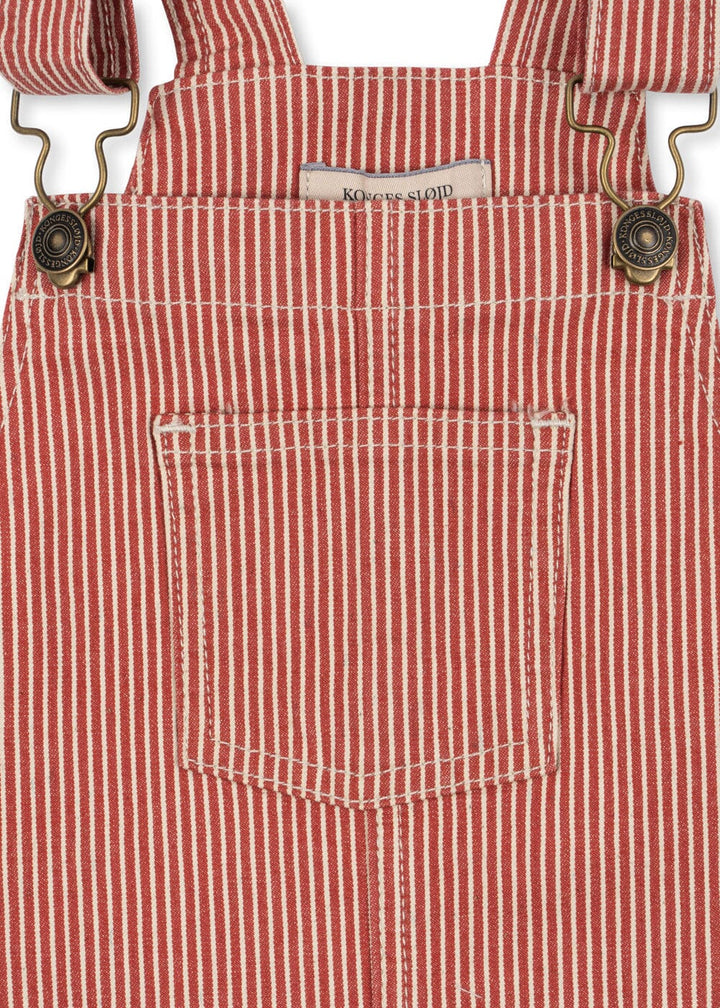 Konges Sløjd - Luc Spencer Dress Gots Ks104353 - Milk Rouge Stripe Kjoler 