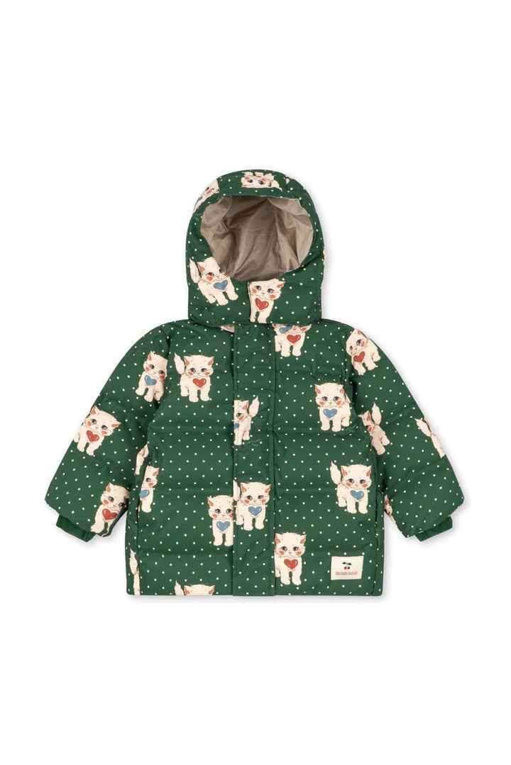 Konges Sløjd - Magnum Down Jacket Print Grs Ks105817 - Dot Miao Verde 