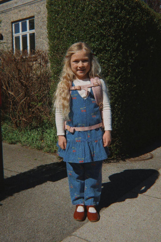 Konges Sløjd - Magot Dress Gots Ks107619 - Ma Grande Cerise Denim