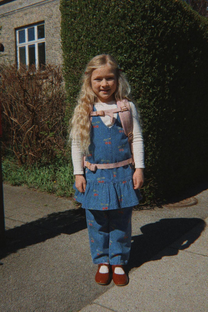 Konges Sløjd - Magot Dress Gots Ks107619 - Ma Grande Cerise Denim