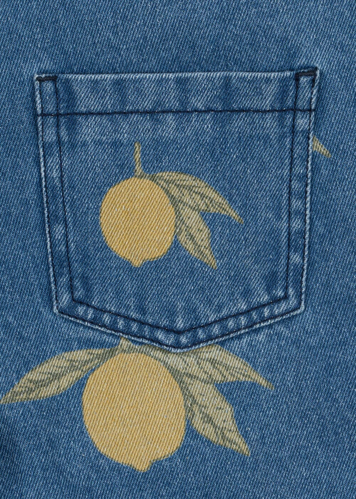 Konges Sløjd - Magot Overalls Gots Ks104972 - Lemon Denim Buksedragter 