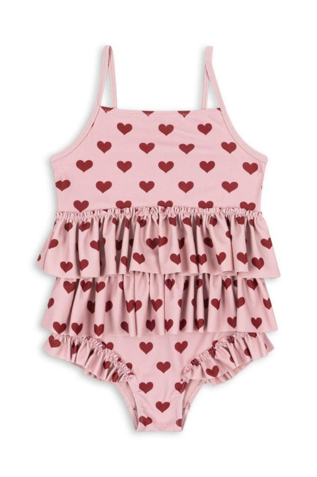 Konges Sløjd - Manuca Frill Swimsuit Grs Ks103264 - Amour Pink