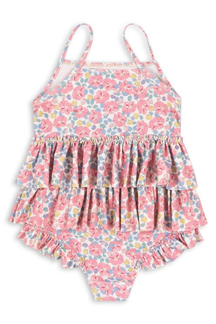 Konges Sløjd - Manuca Frill Swimsuit Grs Ks103264 - Rose Anglaise