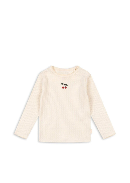 Konges Sløjd - Minnie Blouse Gots Ks106558 - White Smoke