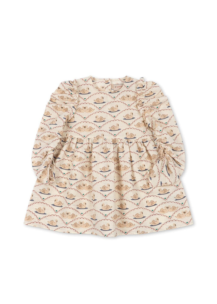 Konges Sløjd - Noel Dress Gots Ks107622 - Swan