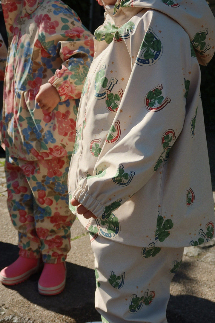 Konges Sløjd - Rainy Palme Set Girl Ks105050 - Bloomiegrape Regntøj 