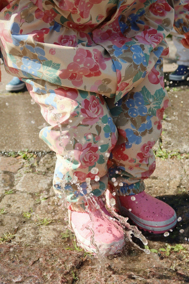 Konges Sløjd - Rainy Palme Set Girl Ks105050 - Bloomiegrape Regntøj 