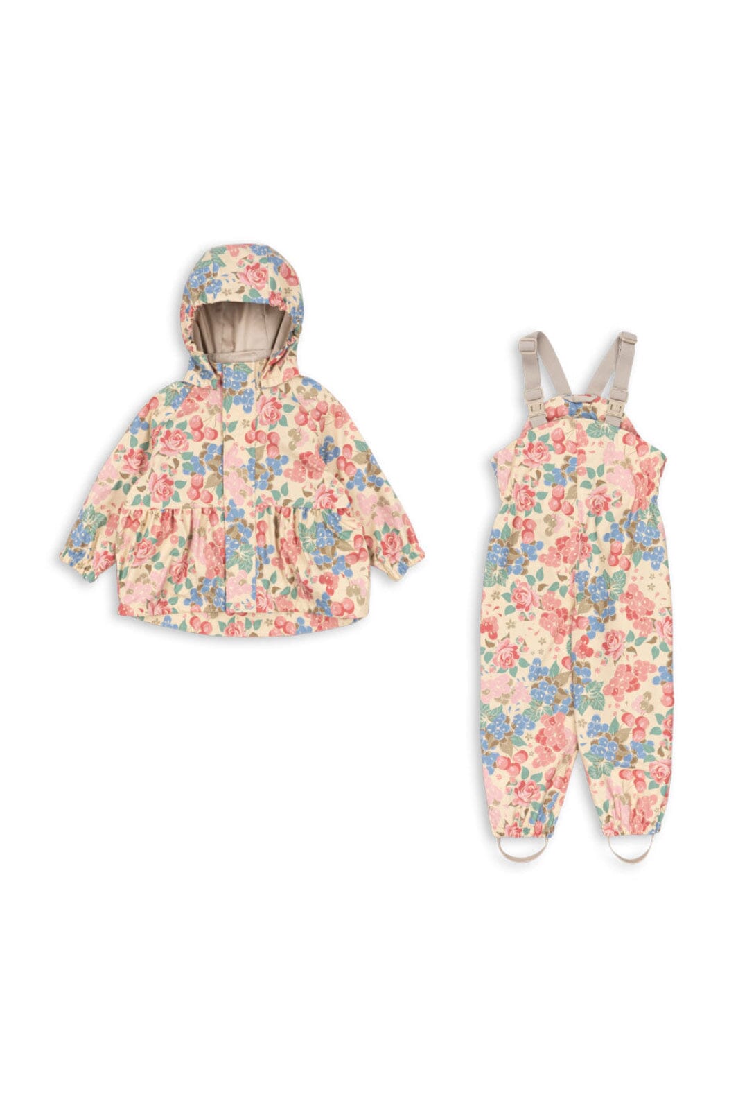 Konges Sløjd - Rainy Palme Set Girl Ks105050 - Bloomiegrape Regntøj 