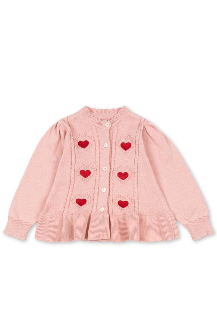 Konges Sløjd - Soleil Cardigan Gots Ks103980 - Silver Pink