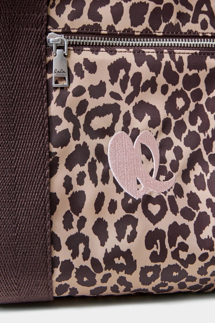 Lala Berlin - Big Bag Muriel Heart 10026921 - Brown Leo Tasker 