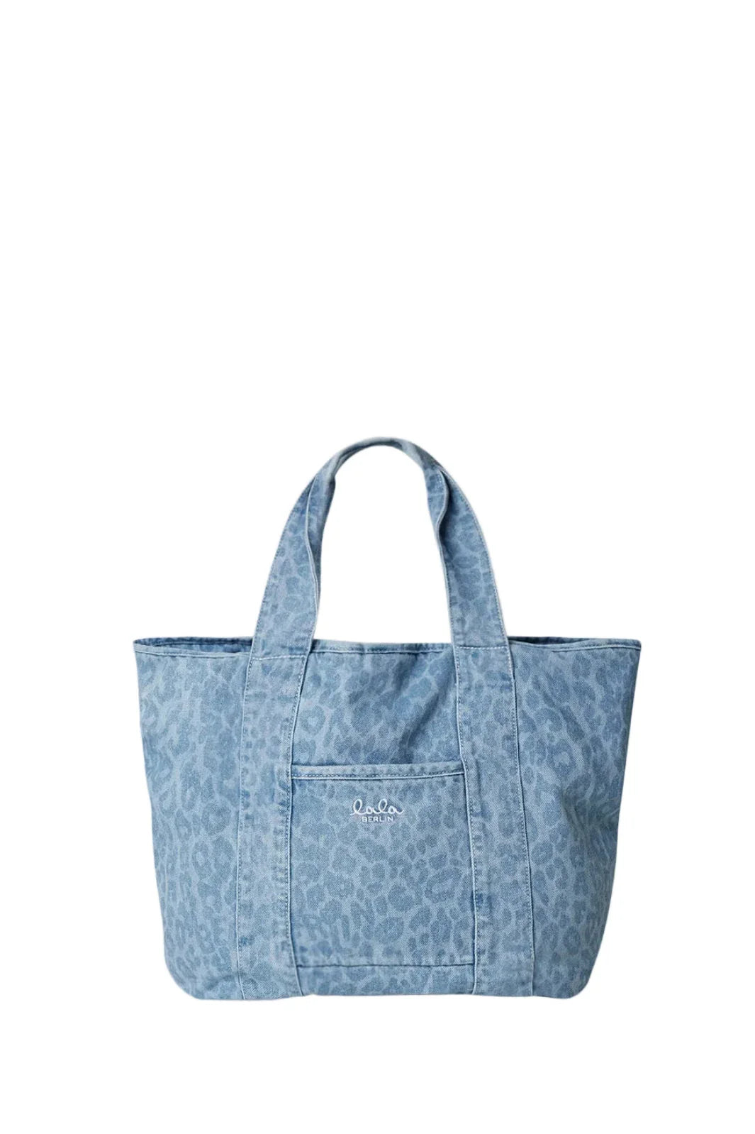 Lala Berlin - East West Tote Merge 10020798 - Washed Blue Leo Tasker 
