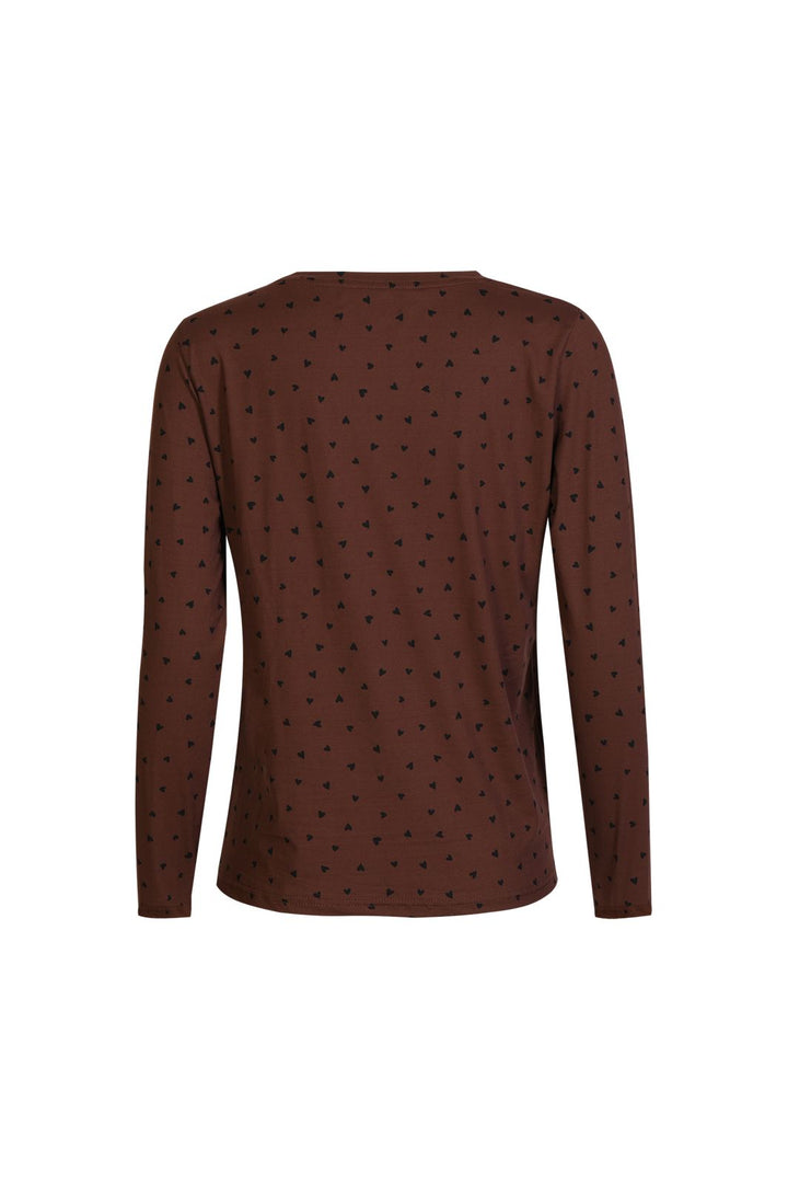 Liberte - Alma-Ls-Twist-Top 22148 - Brown Black Heart