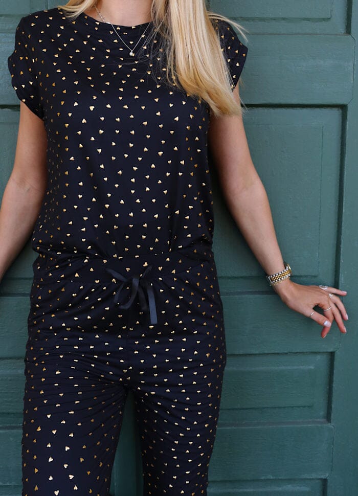 Liberte - Alma-Top 9501 - Black Gold Heart Toppe 