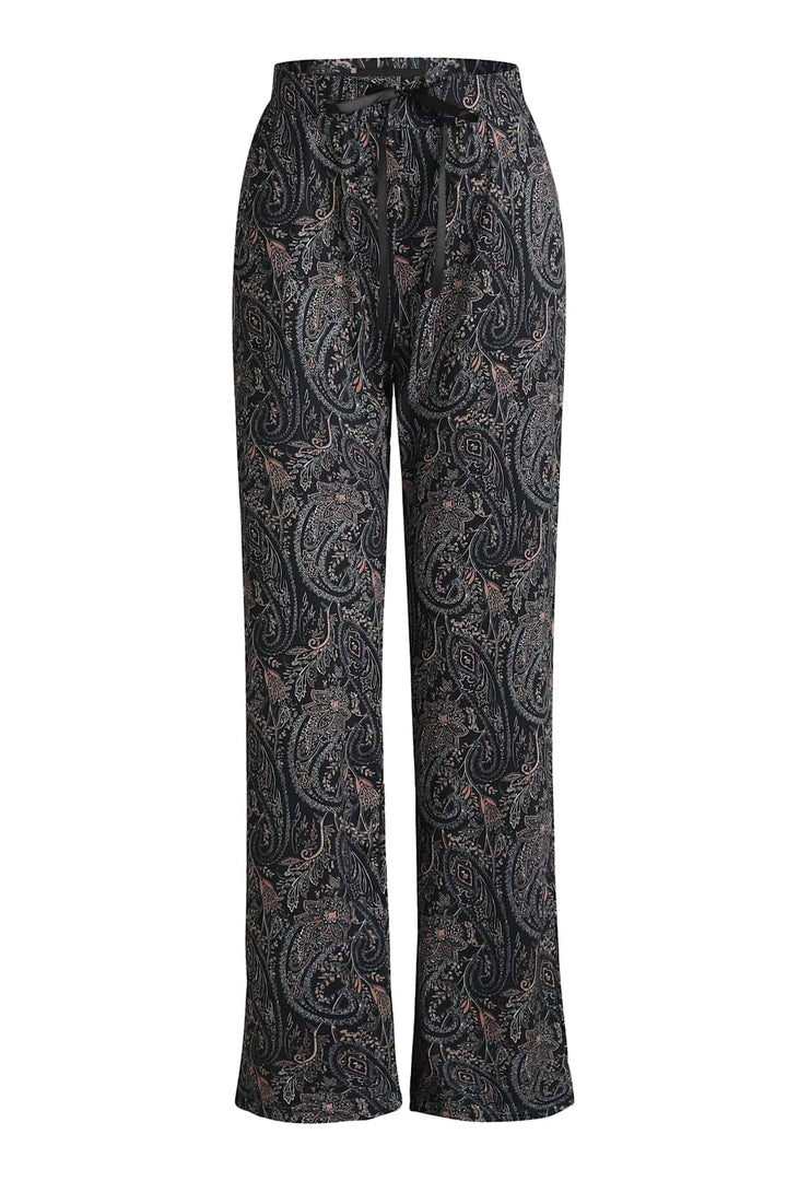 Liberte - Alma-Wide-Pants 9564 - Night Sky Paisley Bukser 