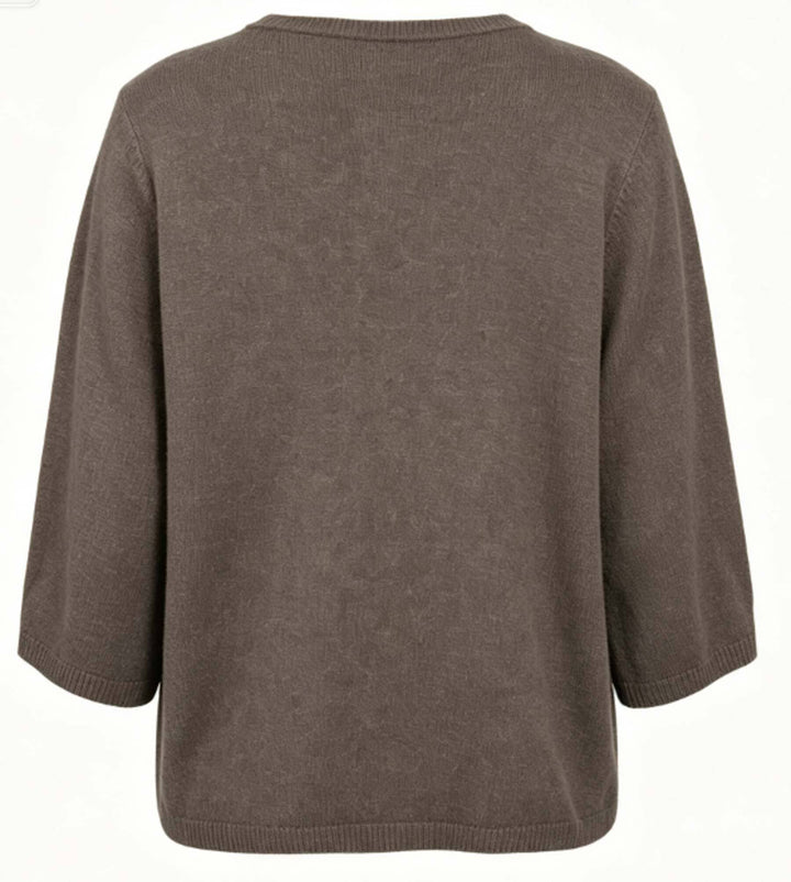 Liberte - Anniz Oneck Blouse 22475 - Dark Brown Bluser 