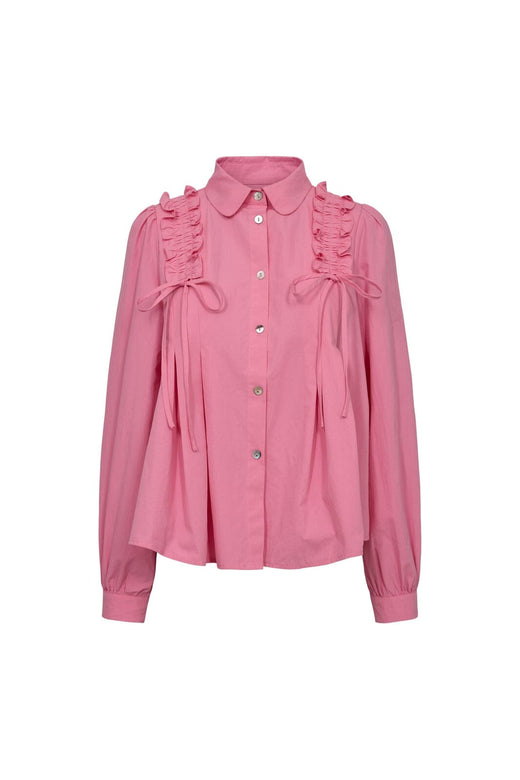 Liberte - Fie Ls Frill Shirt 22308 - Pink